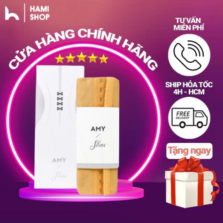 Đai nịt bụng giảm mỡ Amy Sline quấn bụng định hình, siết eo tương thích với mẹ bỉm sau sinh 24cm màu đen nude