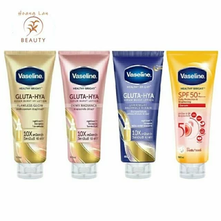 Sữa dưỡng thể Vaseline Healthy Bright Gluta HYA Serum Burst Lotion 10X - 50X Thái Lan