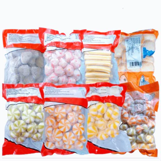 SURIMI VIÊN THẢ LẨU( BÁNH BAO NHÂN TRỨNG CÁ) 500G