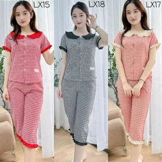 [BunnySky] Set đồ bộ mặc nhà nữ, quần áo bộ nữ mặc nhà mẫu lửng đẹp và mát