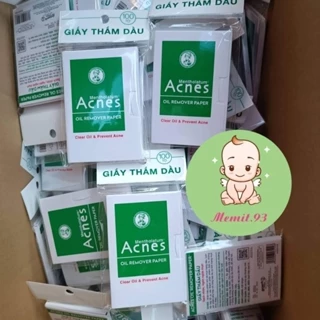 Giấy thấm dầu Acnes Oil Remover Paper 100 tờ