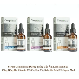 Serum Compliment Salycrylic Acid 2%, Hyaluronic Acid 5%, Vitamin c