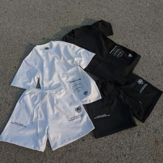 Set đồ nam Yosi.club Oversize 100% Cotton Basic Logo