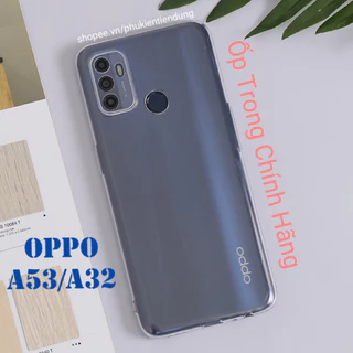 Ốp Lưng Oppo A53 / A32 Nhựa Dẻo Trong Cao Cấp Chính Hãng Diliana