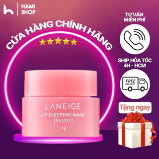 Mặt Nạ Ngủ Môi Dưỡng Ẩm, Căng Bóng Mềm Mịn Hương Dâu Laneig Lip Night Mask 3g