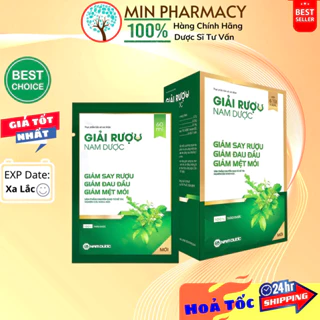 Giải rượu Nam Dược dạng gói 60ml - Minpharmacy