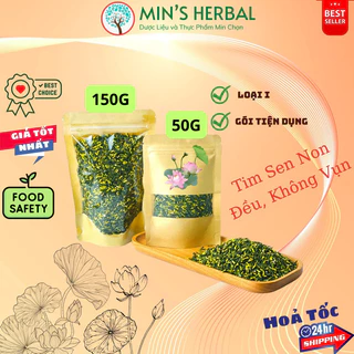 Trà Tâm Sen (Tim Sen) Sấy Khô Loại I Hàng đẹp Giúp Ngủ Ngon An thần Thanh Nhiệt Túi 50g/150g