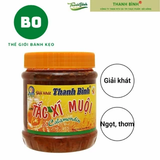 [HŨ 900G] Tắc Xí Muội THANH BÌNH Giải Khát, Ngọt Thơm