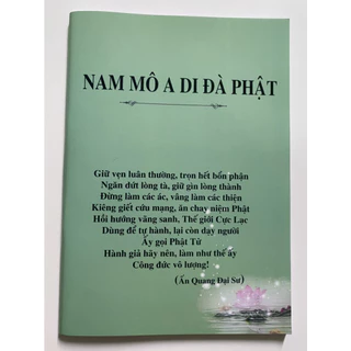 Sách - Nam Mô A Di Đà Phật - Sổ ghi chép của Phật Tử