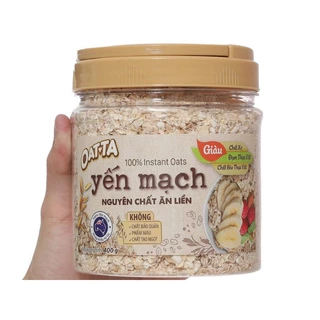 [Date Mới] Yến mạch nguyên chất Oatta hũ 400g