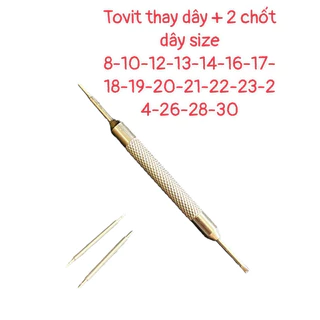 Cây thay dây đồng hồ - Tool tháo dây kèm 2 thanh chốt dây full size 8 - 30mm