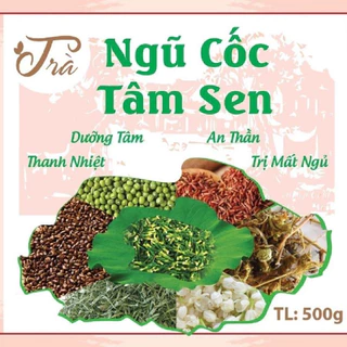 Trà ngũ cốc tâm sen