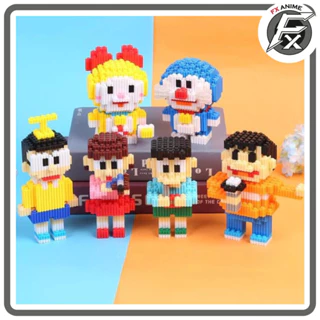 Mô hình mini đồ chơi lắp ráp 3D hình các nhân vật Doraemon,Nobita,Chaien,Xuka,Xeko,Doremi (Có Clip, Ảnh Thật)