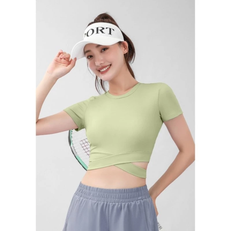 áo tập gym yoga nữ croptop quảng châu
