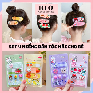 [Set 4] Miếng dán tóc mái dễ thương phiên bản Hàn quốc cho bé gái STM - Miếng dán tóc