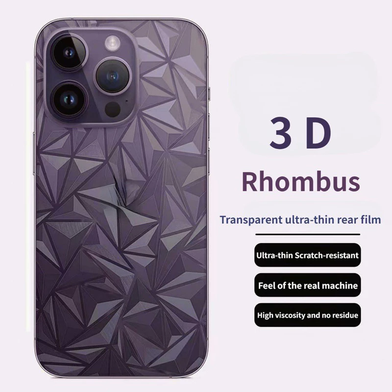 Miếng Dán ppf mặt sau vân 3D 4D kim cương IPhone 14 PROMAX 13 PRO MAX 12 PRO MAX 11 PRO MAX XS MAX ...