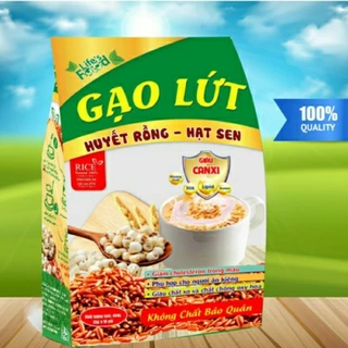 Ngũ cốc gạo lứt huyết rồng - hạt sen gói 400g [SANPHAMCHINHHANG]