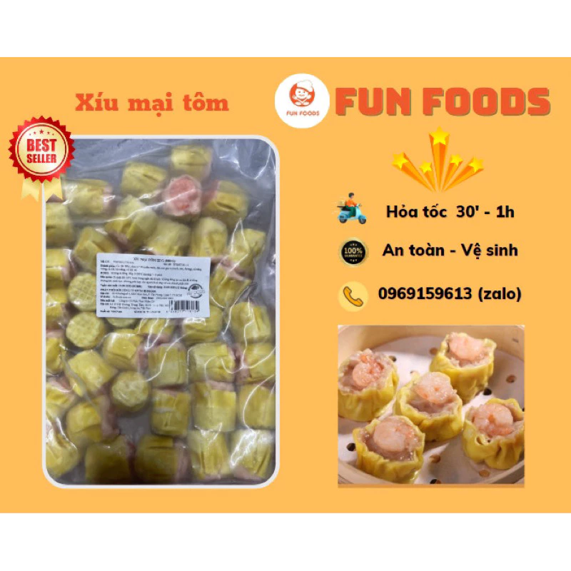 Xíu mại tôm siêu ngon 880g