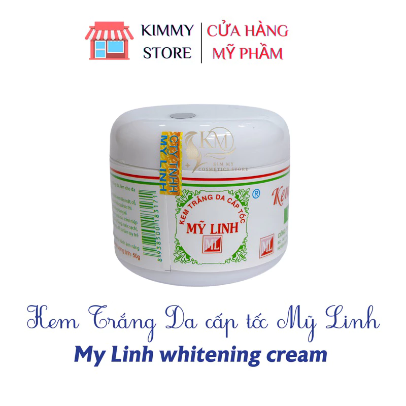 Kem trắng da cấp tốc Mỹ Linh 50g