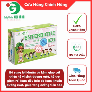 (Mua 1 tặng 10 cái khẩu trang 5d) (( CHÍNH HÃNG ))MEN ENTERBIOTIC ICO HỖ TRỢ TIÊU HÓA, HỆ VI SINH ĐƯỜNG RUỘT