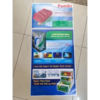 combo 10 tem dán tủ lạnh Funiki