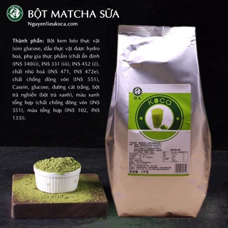 Bột trà xanh Koca 100gr , Bột Matcha