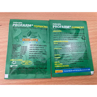 Phân bón lá Siêu Vi Lượng Chelate Profarm TopMicro gói 2 gram Thái Lan