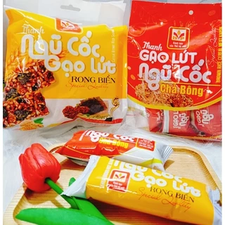 Bánh ngũ cốc gạo lứt chà bông túi 10 thanh (180gr) Eatclean