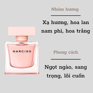 Nước hoa nữ Narciso Eau de Parfum Cristal