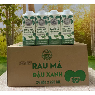 1 Thùng Rau Má Đậu Xanh Ngon Lành /24 Hộp *225ml