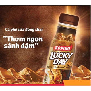 CÀ PHÊ SỮA KOPIKO LUCKY DAY CHAI 180ML