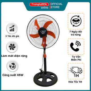 (HOẢ TỐC) Quạt Cây Lỡ Công Nghiệp 5 Cánh Điện Cơ 220v - bảo hành 12 tháng