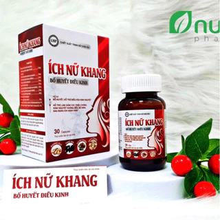 Viên Uống Giảm Rối Loạn Kinh Nguyệt Không Đều, Đau Bụng Ích Nữ Khang , Bổ Huyết-Điều Hoà Kinh Nguyệt Hộp 30 viên