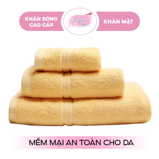 Khăn Tắm Gội Đầu Lau Mặt Kamys Towel Dùng Cho Gia Đình Spa Khách Sạn 100% Cotton Thấm Hút Không Ra Màu