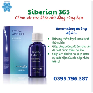 (CHÍNH HÃNG) Serum dưỡng da Experalta Platinum HYDRA+ AMPOULE- 30ml Siberian- giúp làm giảm sự hiện ra của những mối nhă