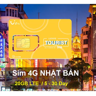 Sim 4G Nhật Bản – 20GB/30 ngày (Date mới 2024)