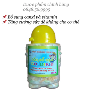 Cốm bổ Calci trẻ em Goldi Kid- bổ sung canxi, vitamin B1, B2, B5, B6, PP, tăng sức đề kháng