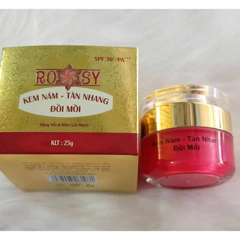 Kem nám,tàn nhang, đồi mồi ROSY 25g