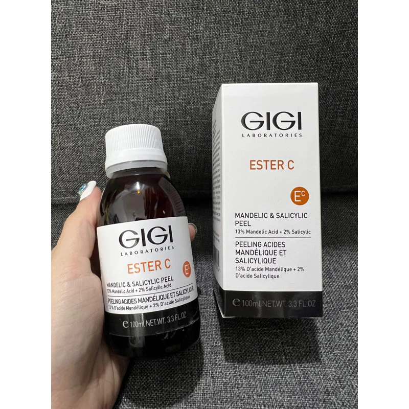 Peel làm sáng và căng bóng da GiGi Ester C Mandelic 15% / Mandelic 13% & Salicylic 2%