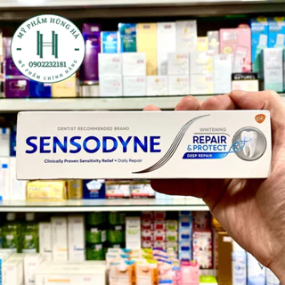 Kem đánh răng Sensodyne Repair & Protect Deep Repair Whitening, giảm ê buốt răng, phục hồi sâu 100g