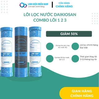 Combo lõi lọc nước số 1 2 3 - Chính Hãng Daikiosan