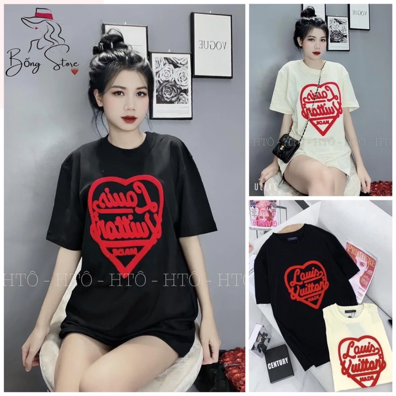 Áo Thun Cotton Khô ♥️ LUOI VUIITIONN tay lỡ Nam Nữ siêu hot