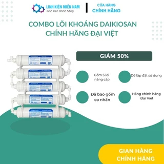 Bộ 5 lõi khoáng Đại Việt dành cho máy lọc nước RO - Daikiosan - Makano