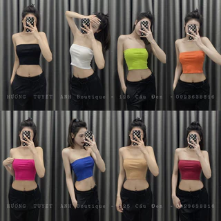 Áo ống croptop trơn ( hình chính chủ )