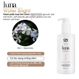 toner dưỡng trắng da Water Bright Luna Onmacabim 150ml