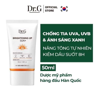 Kem chống nắng kiềm dầu nâng tone Dr.G brightening up sun