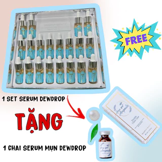 1 SET SERUM DEWDROP 24K (20 chai) tặng serum mụn dew