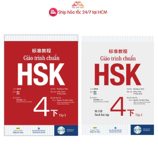 Combo Sách Giáo Trình Chuẩn HSK 4 Tập 2 - Sách Bài Học Và Bài Tập (Bộ 2 Cuốn)