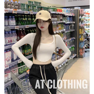 Áo Thun Vạt Bầu Tay Dài AT Clothing