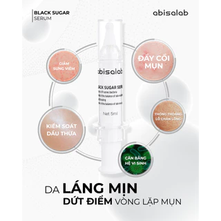 Abisalab Black Sugar Serum ( Tinh chất giảm viêm, giảm mụn cấp tốc)